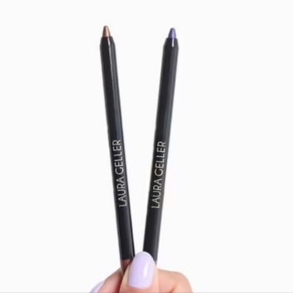 Laura Geller StyleEYES Liner Duo: Royal Plum & Warm Cocoa, NIB - Picture 3 of 3